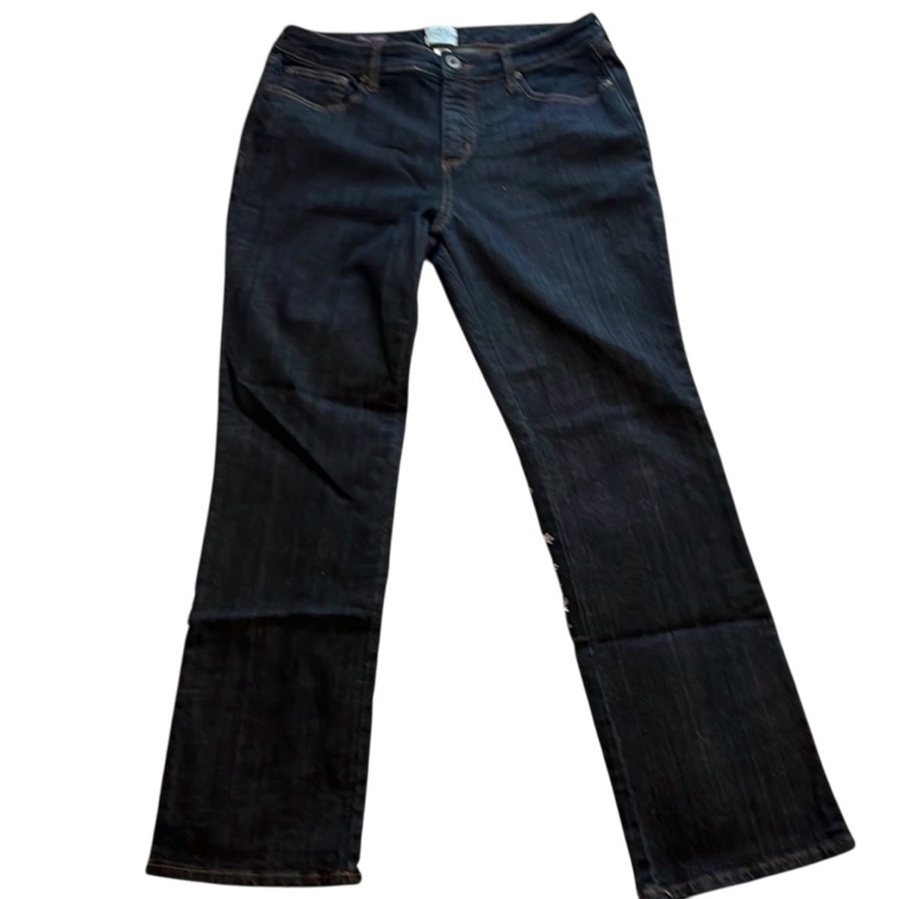 Dark wash St. John’s Bay 5 pocket denim jean size 12P #10148